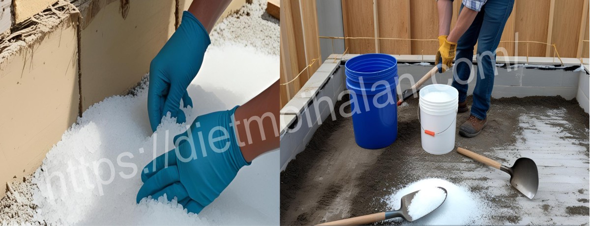 Chống Mối Bằng Muối Hạt